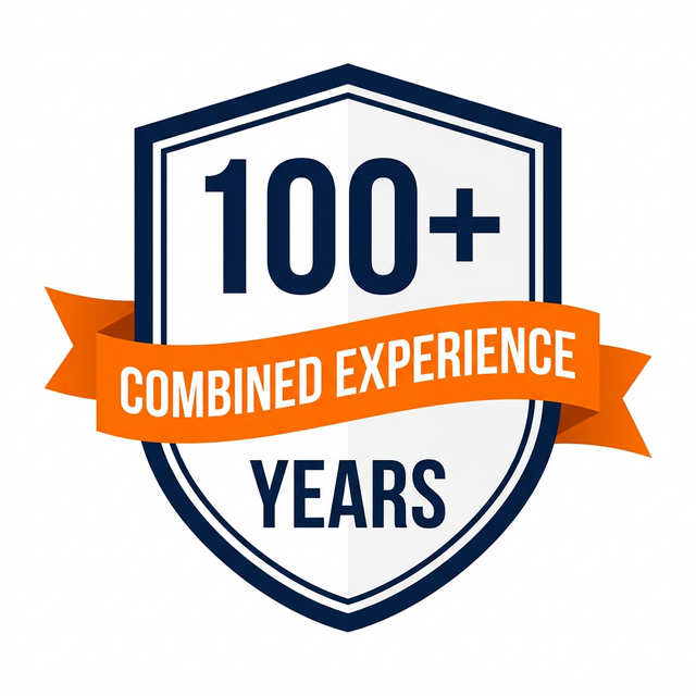 100+ Years Combined Experience